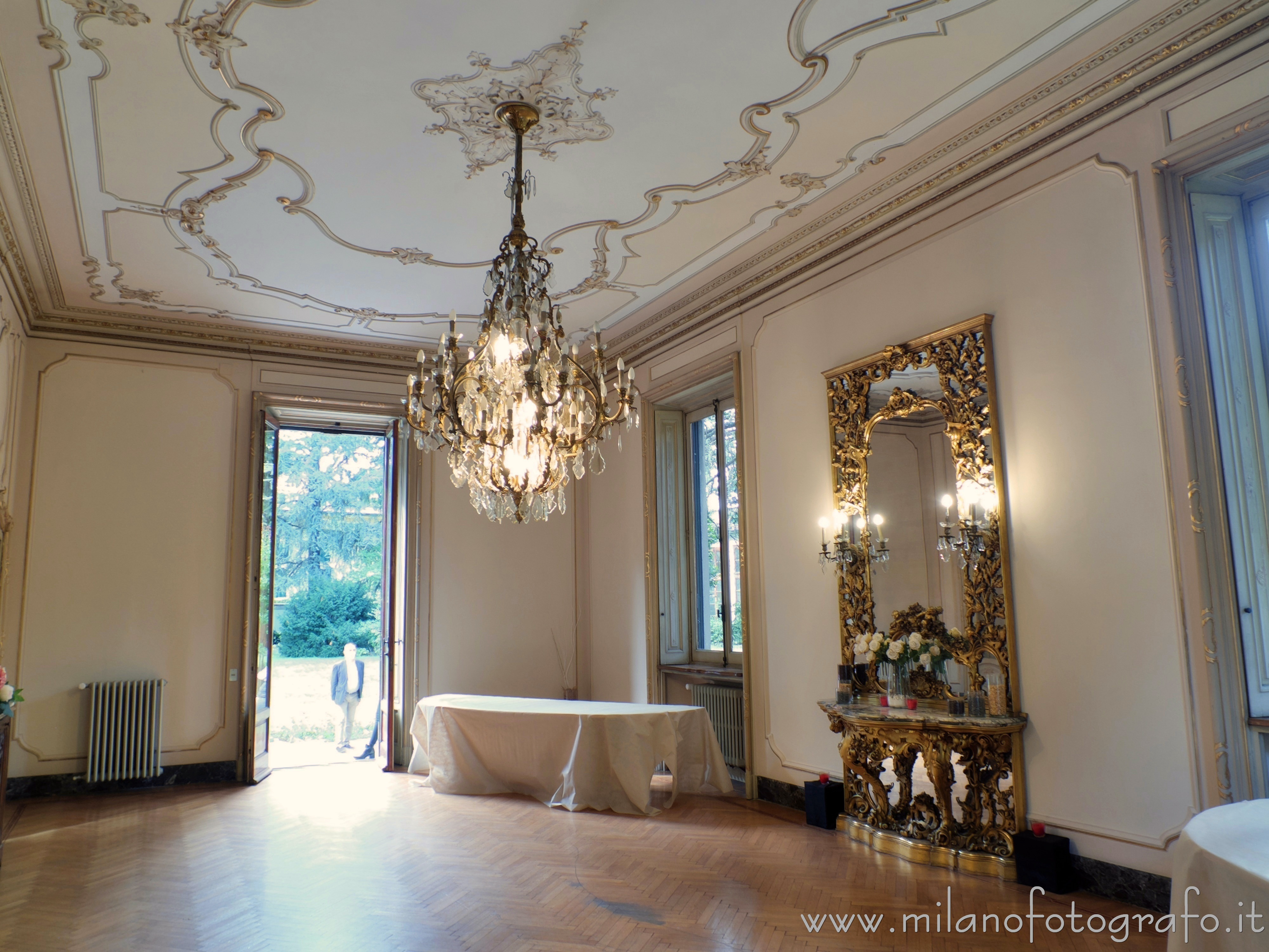 Desio (Milan, Italy) - Hall of the mirrors in Villa Longoni